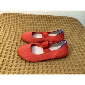 Rothy's Kids Mary Jane Little Kids Toddler Sz 10 Red Shoes Slip On Elastic Strap